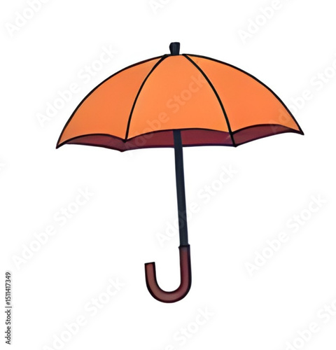 umbrella on white background