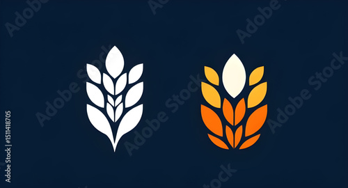 grains vector set