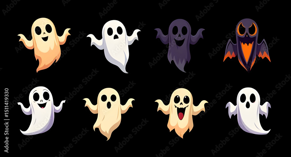 Halloween ghost set Halloween ghost set