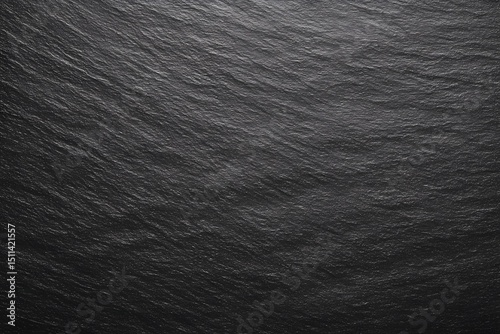 A textured black slate surface with subtle variations and patterns. The surface has a rough, weathered appearance that creates a sense of depth and tactile quality