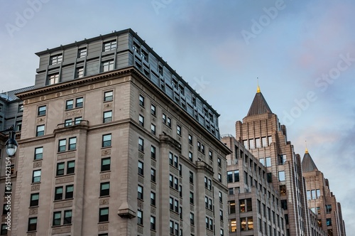 Buildings in Downtown Washington DC at Dusk