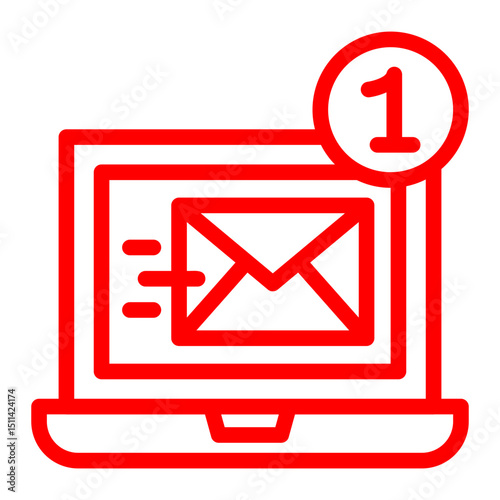 Email Marketing — an inbox with promotional emails icon	