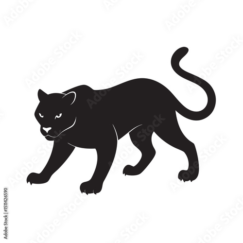 Leopard On Silent Hunt Crawl