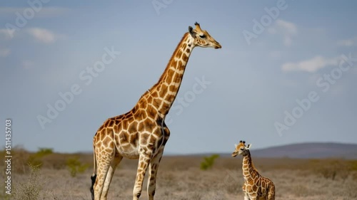 giraffe in the wild