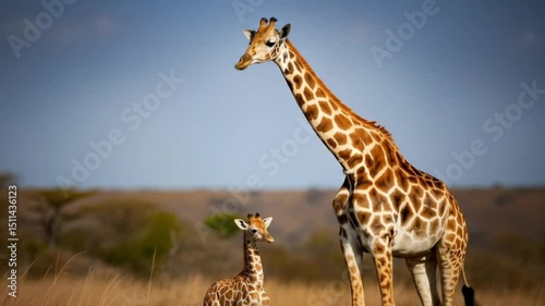 giraffe in africa