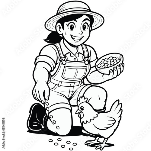 Farmer and Her Livestock Generative AI
