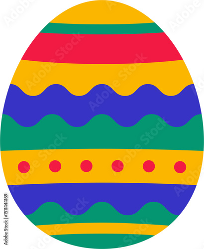 Easter Day Element Vector Illustration