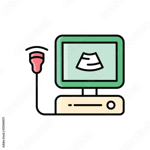 Ultrasound  Icon vector