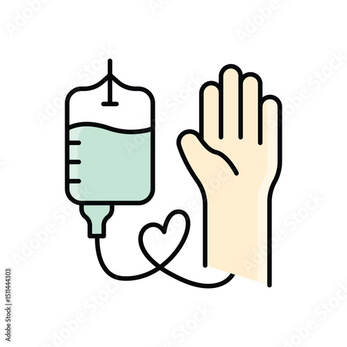 Chemotherapy Icon vector