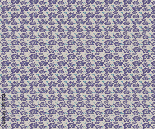 Blue floral seamless pattern with vintage decorative design for fabric or wallpaper. simple patter design of colorful confetti, seamless pattern. Seamless pattern lifestyle