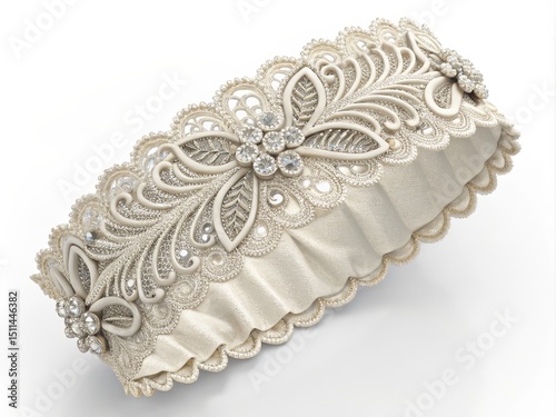 Elegant Ivory Bridal Headba...