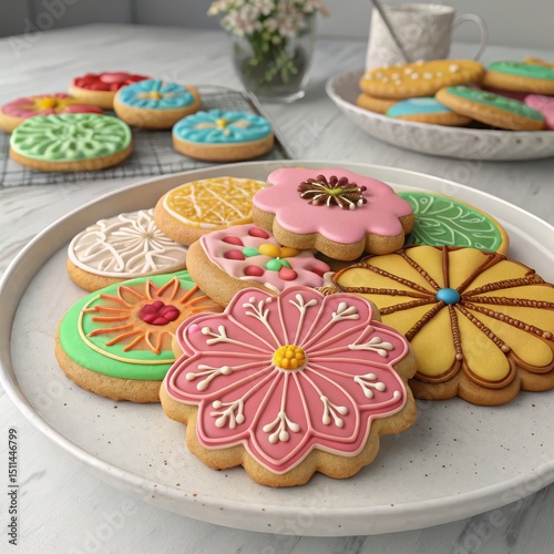 Floral Decorated Cookies Cl...