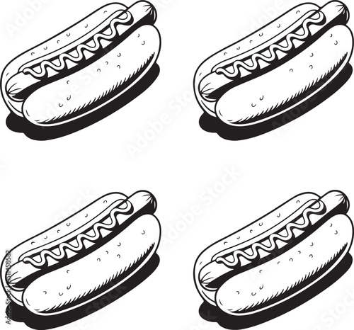 Hot Dog SVG – Classic Fast Food Clipart for Cricut & Sublimation Projects

Grilled Hot Dog PNG – Summer BBQ Food Design for T-Shirts & Stickers

Funny Hot Dog SVG – Ketchup & Mustard Cartoon Graphic f