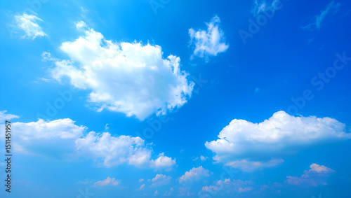 blue sky and clouds