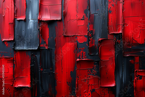 Striking Depth: A Richly Layered Red Textured Background