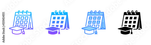 Planner Multi Style Icon Set