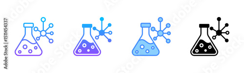Laboratory Multi Style Icon Set