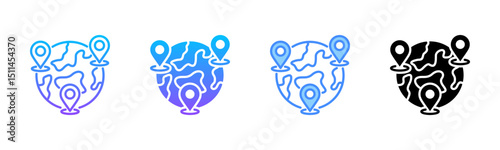 Global Multi Style Icon Set