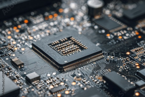 Computer Processor Technology. CPU Semiconductor Hardware. High quality