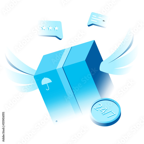 Fast contactless delivery