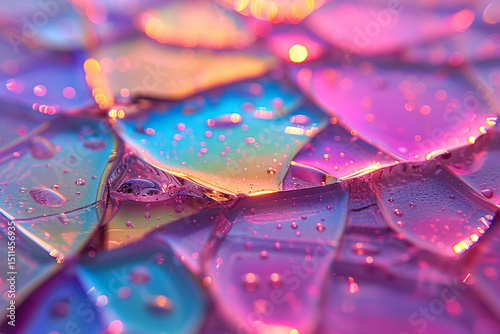 Shattered Beauty: A Stunning Broken Glass Effect in High Detail