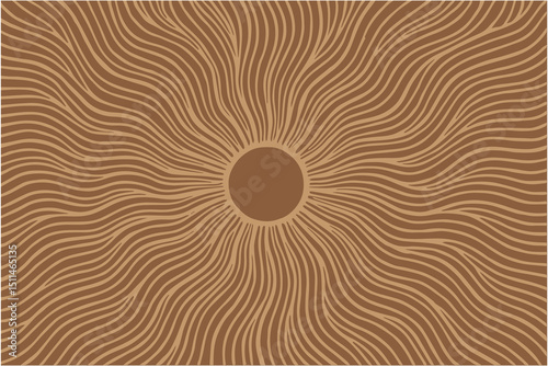 Brown abstract motifs swirl across this vector background, combining geometry and fluidity to deliver a rich, grounded, and artistic appearance.


