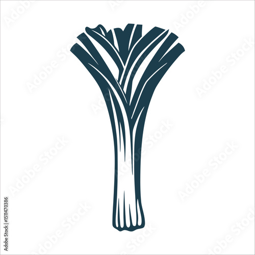 St. David's Day Leek Plant Icon