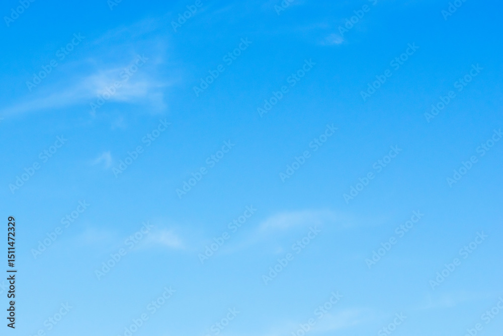 5月の朝 爽やかな青空と雲01 5月の朝 爽やかな青空と雲01