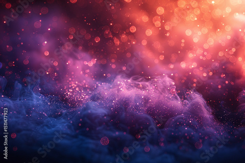 Vibrant Concert Lights Background with Glowing Beams