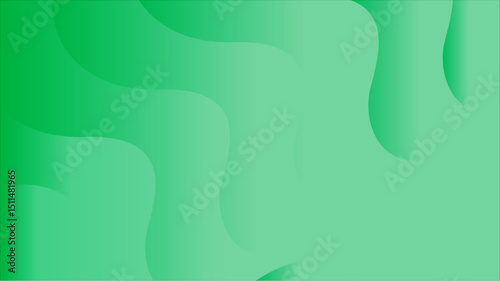 green gradient background with soft amorphous shapes for modern designs and calming visuals, creating a smooth and vibrant texture effect.