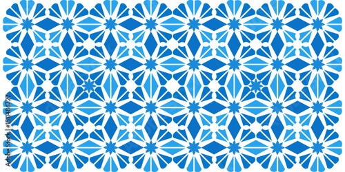 Islamic seamless pattern background, blue color motif, Islamic traditional abstract background, use to ceramic, tiles, clothes, fabric wall decoration, floor decoration, banner background, social post