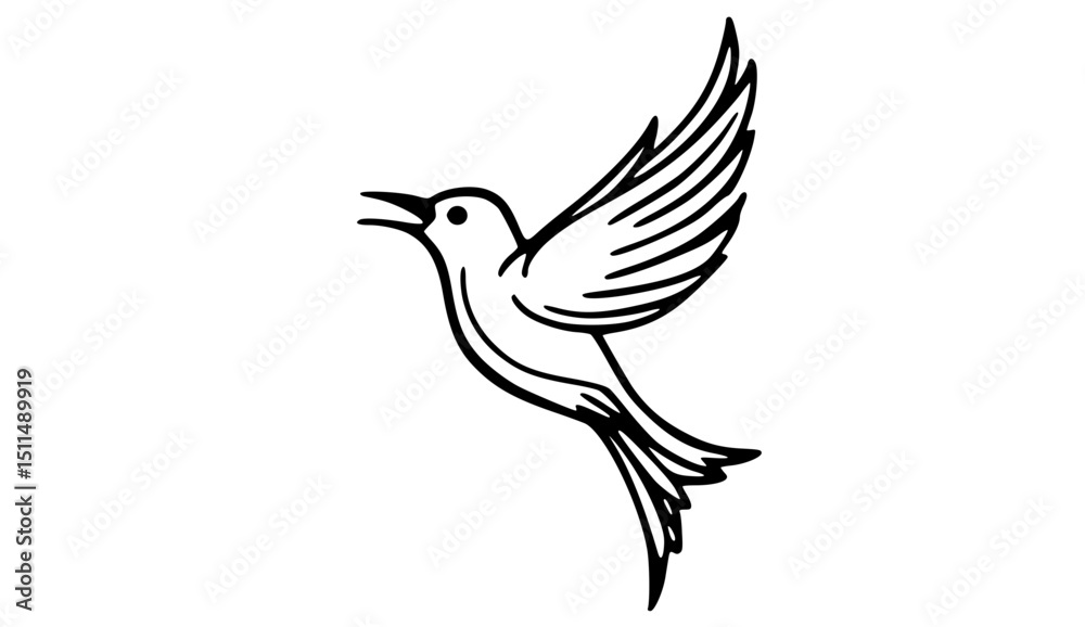 Fototapeta premium vector of a bird