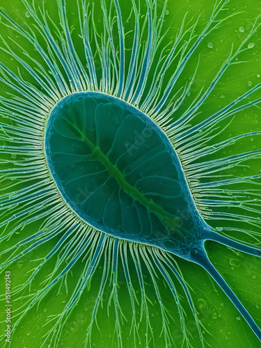 Study of Protozoa and Algae under the microscope for education.