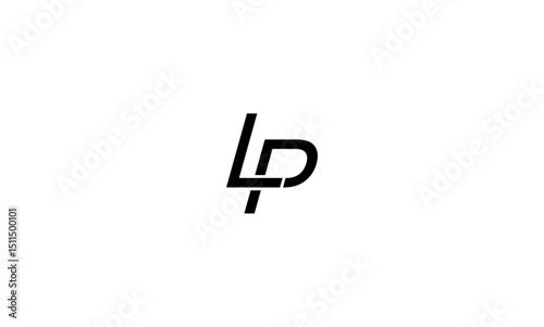 LP initial letters, monogram logo