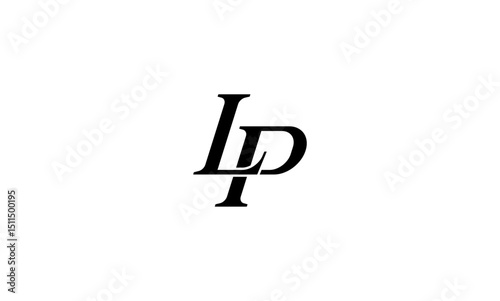 LP initial letters, monogram logo