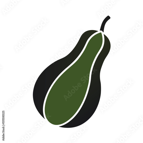 pear isolated on white background