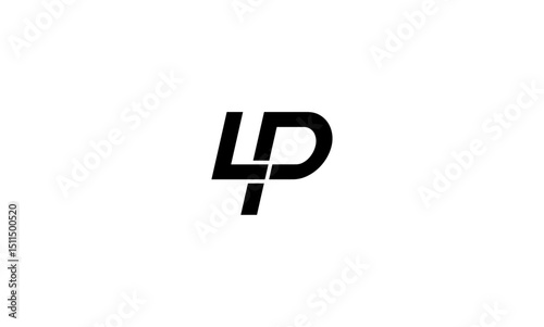 LP initial letters, monogram logo