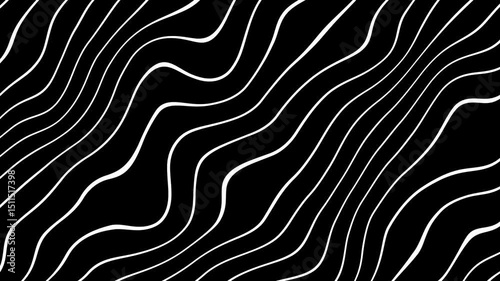 Abstract background with waves. Motion background. Alpha channel. Moving lines. 