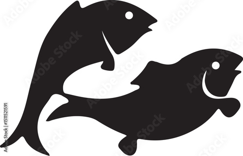 Whimsical Fantasy Fish Vector Illustration