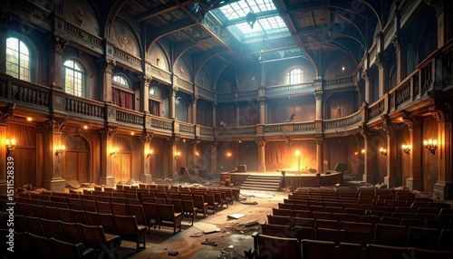 Abandoned Shakespearean Theater Reflects Cultural Loss and Tragedy