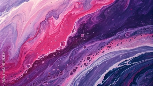 Abstract Fluid Acrylic Pour...