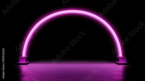 Neon pink archway (1)