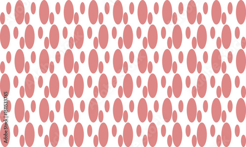 pink oval dots pattern, Red dot on white background, design for fabric printing as repeat pattern, pink circle, checkerboard, chessboard