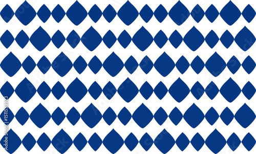 blue diamond checkerboard repeat pattern, replete image, design for fabric printing horizontal row