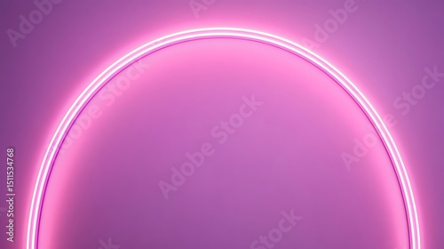 Oval neon light frame (1)