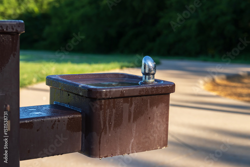 water fountain in the park