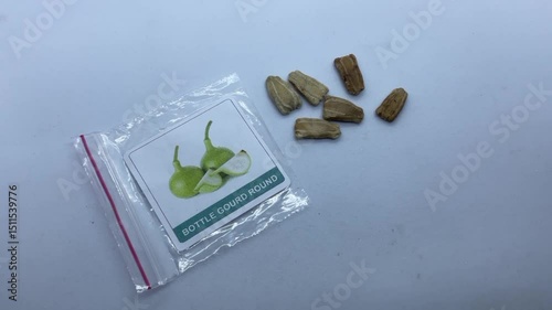 India Maharashtra Mumbai May 31 2025: a packet of bottle gourd seeds, labeled 