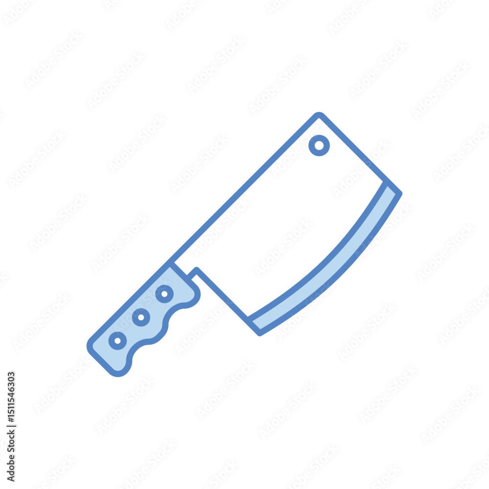 Butcher knife Icon vector stock illustration Butcher knife Icon vector stock illustration