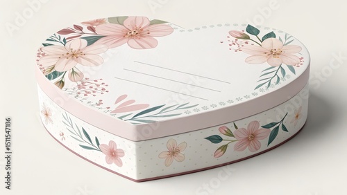 Heart-Shaped Floral Gift Bo...