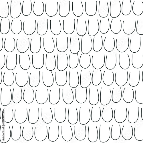 The rounded lines are repeated, imitating large snot or dripping drops.